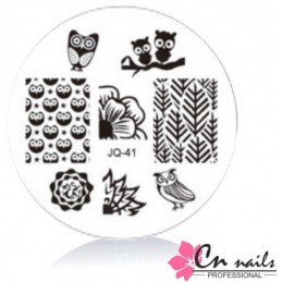 JQ-41 Šablóna na pečiatkovanie CN nails