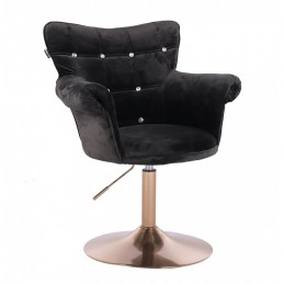 Kreslo Laura Velur Gold Black  Kategórie