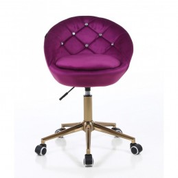 Stolička Caramela Velur Gold Fuksia  Kategórie