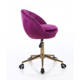 Stolička Caramela Velur Gold Fuksia  Kategórie