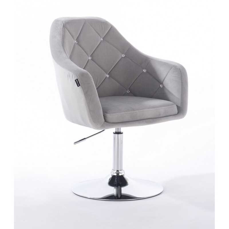 Kreslo Prestige Velur Silver Krystal Kreslo Prestige Velur Silver Krystal
