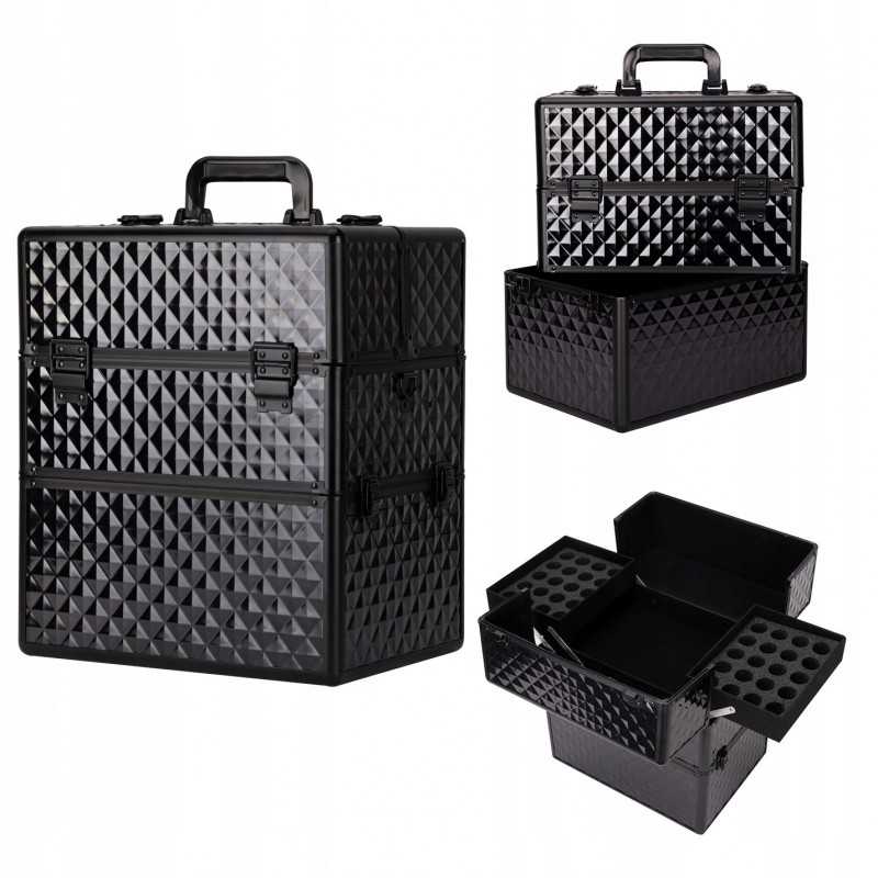 Kozmetický kufrík XXL Lux Black Kozmetický kufrík XXL Lux Black