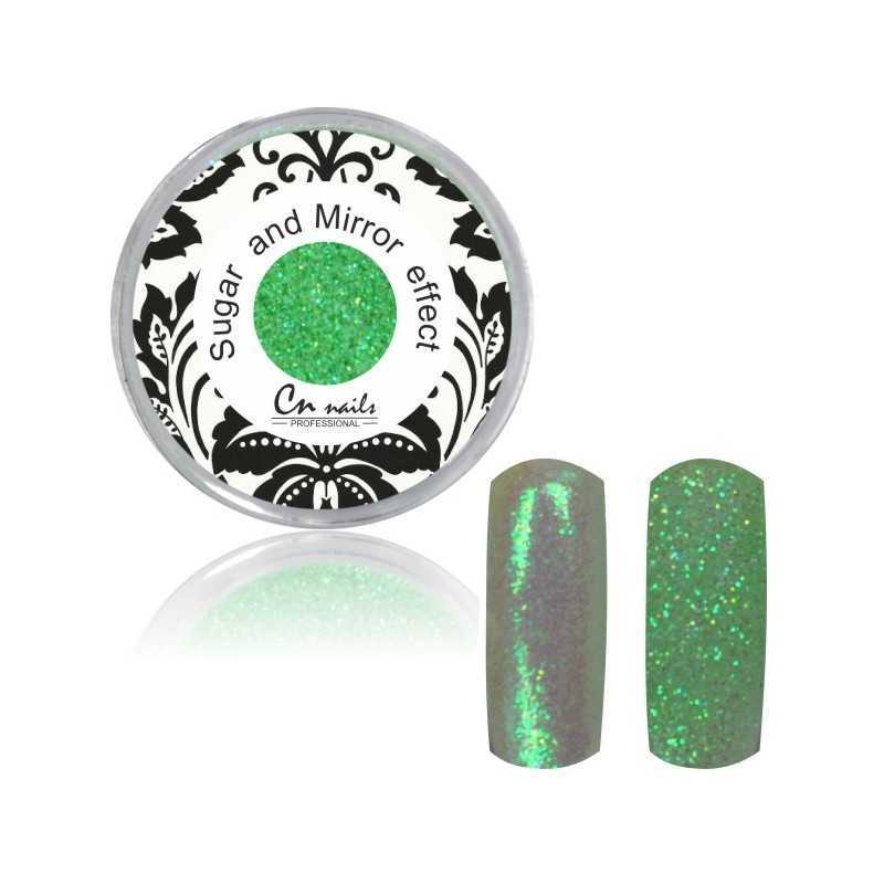 NR.13 Sugar and Mirror efect zeleny Sugar and Mirror efect NR.13 Sugar and Mirror efect zeleny Sugar and Mirror efect