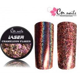 NR.4 Laser chameleon flakes  Mirror flakes - zrkadlové vločky